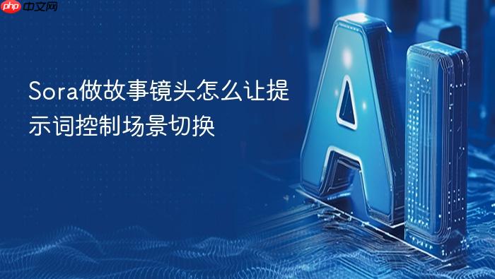 sora做故事镜头怎么让提示词控制场景切换