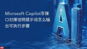 microsoft copilot写接口对接说明提示词怎么输出可执行步骤