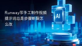 Runway写手工制作视频提示词总是步骤断裂怎么改