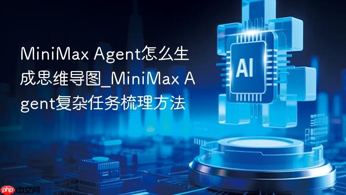 minimax agent怎么生成思维导图_minimax agent复杂任务梳理方法