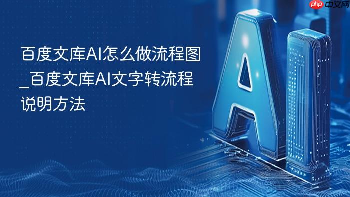 百度文库ai怎么做流程图_百度文库ai文字转流程说明方法