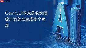 comfyui写家居收纳图提示词怎么生成多个角度