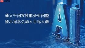 通义千问写性能分析问题提示词怎么加入目标人群