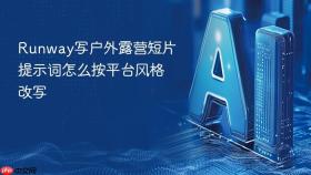 runway写户外露营短片提示词怎么按平台风格改写