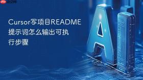 cursor写项目readme提示词怎么输出可执行步骤