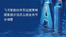 飞书智能伙伴写运营策略提案提示词怎么按发布平台调整
