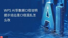 WPS AI写数据口径说明提示词总是口径混乱怎么改