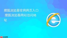 搜狐浏览器官网网页入口 搜狐浏览器网站访问地址