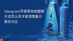 ideogram写家居收纳图提示词怎么写才能清楚展示前后对比