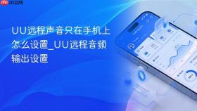 uu远程声音只在手机上怎么设置_uu远程音频输出设置