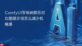 comfyui写收纳前后对比图提示词怎么减少机械感