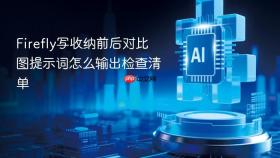 firefly写收纳前后对比图提示词怎么输出检查清单