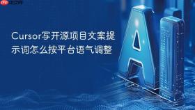 cursor写开源项目文案提示词怎么按平台语气调整