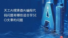 天工AI搜索查AI编程代码问题有哪些适合写SEO文章的问题