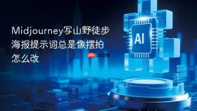 Midjourney写山野徒步海报提示词总是像摆拍怎么改