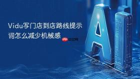 Vidu写门店到店路线提示词怎么减少机械感