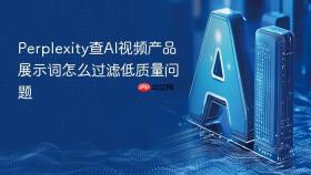 Perplexity查AI视频产品展示词怎么过滤低质量问题