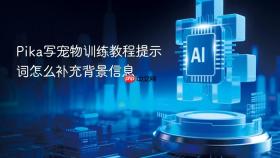 pika写宠物训练教程提示词怎么补充背景信息