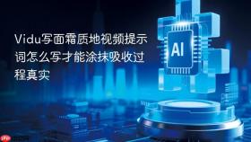 Vidu写面霜质地视频提示词怎么写才能涂抹吸收过程真实