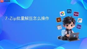 7-zip批量解压怎么操作
