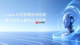 luma ai写面霜质地视频提示词怎么避免泛泛回答
