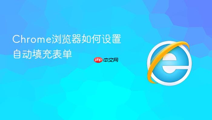 chrome浏览器如何设置自动填充表单