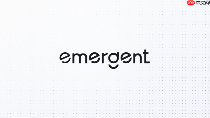 emergent ai如何开发web应用后台管理功能?
