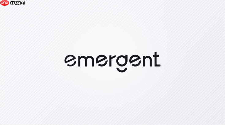 emergent ai支持生成全栈web应用吗?