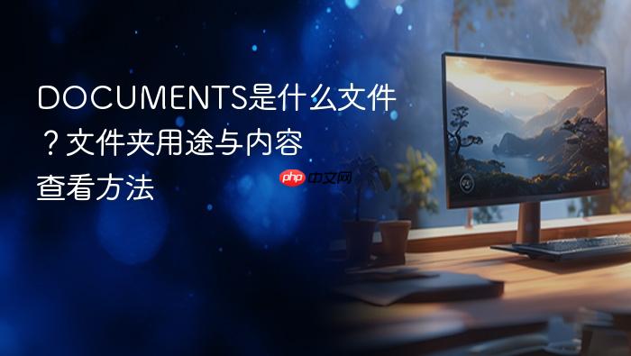 documents是什么文件?文件夹用途与内容查看方法