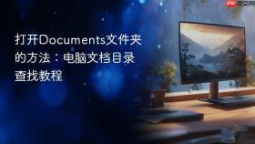 打开documents文件夹的方法:电脑文档目录查找教程