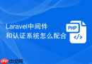 laravel中间件和认证系统怎么配合