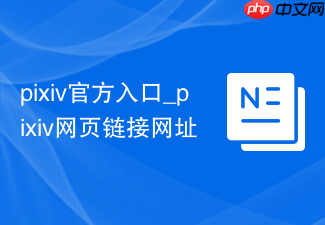 pixiv官方入口_pixiv网页链接网址