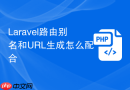 Laravel路由别名和URL生成怎么配合