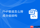 php数组怎么转成分组结构