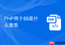 PHP两个$$是什么意思