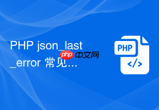 php json_last_error 常见错误怎么解决