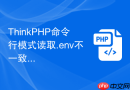 ThinkPHP命令行模式读取.env不一致怎么办