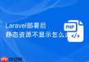 laravel部署后静态资源不显示怎么办