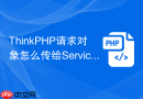 ThinkPHP请求对象怎么传给Service