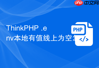thinkphp .env本地有值线上为空怎么办
