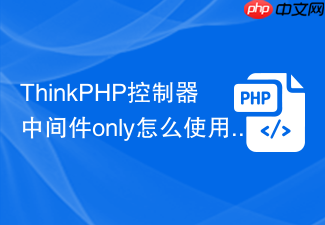 thinkphp控制器中间件only怎么使用