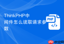 thinkphp中间件怎么读取请求参数