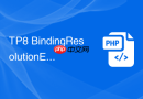 tp8 bindingresolutionexception是什么原因