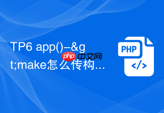 tp6 app()->make怎么传构造参数