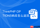 thinkphp options响应怎么返回