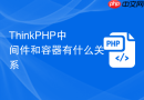 ThinkPHP中间件和容器有什么关系