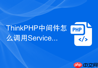thinkphp中间件怎么调用service
