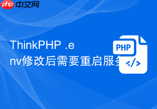 thinkphp .env修改后需要重启服务吗