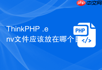 thinkphp .env文件应该放在哪个目录