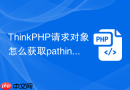 thinkphp请求对象怎么获取pathinfo